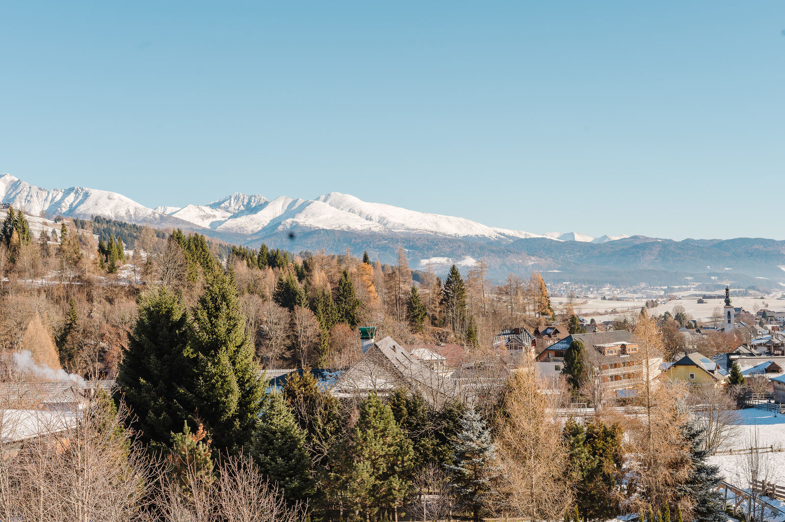 Ferienwohnung Taurachtal Mauterndorf — Aussicht Lungau
